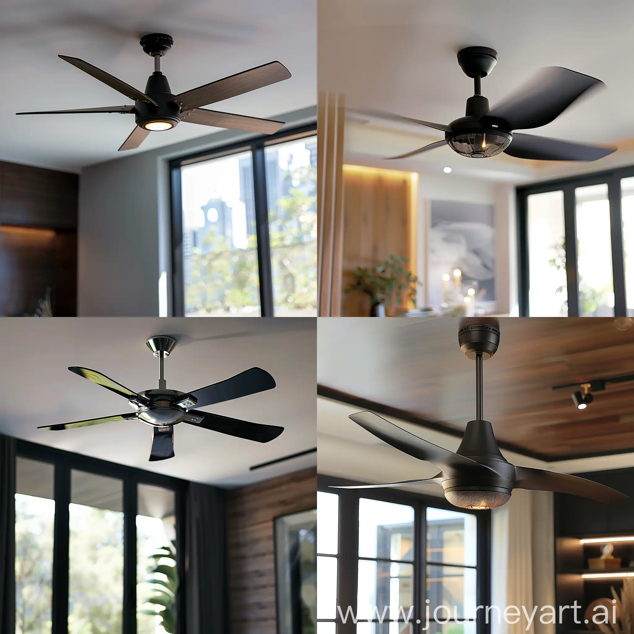 create a walking ceiling fan
