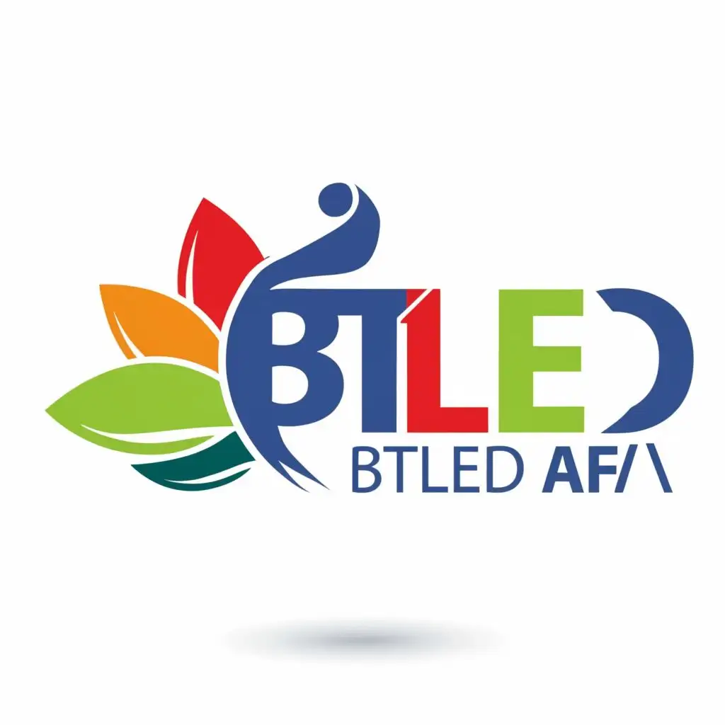 logo, BTLEd, with the text "BTLEd AFA", typography, be used in Education industry