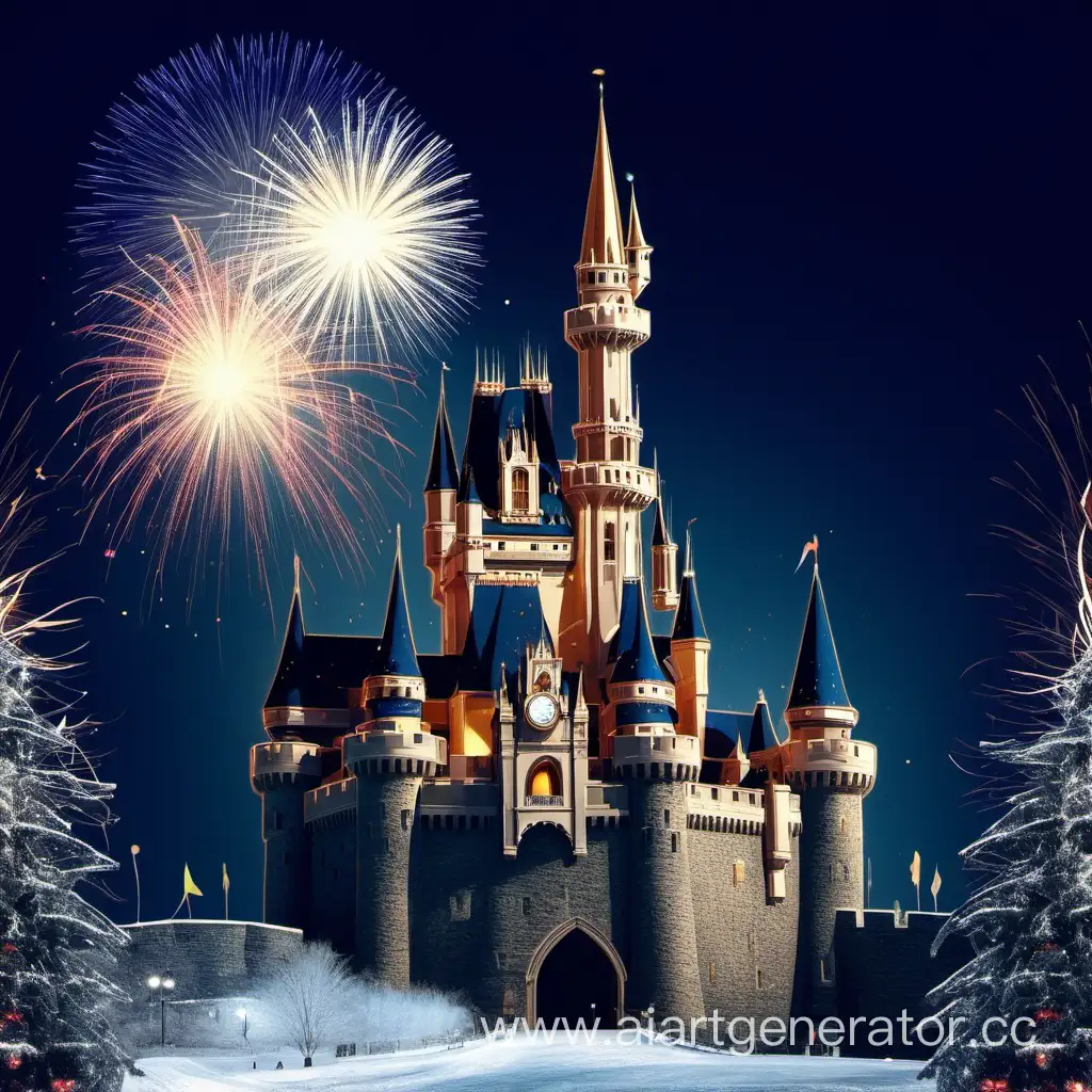 Enchanting-New-Years-Castle-Illuminated-in-Spectacular-Lights