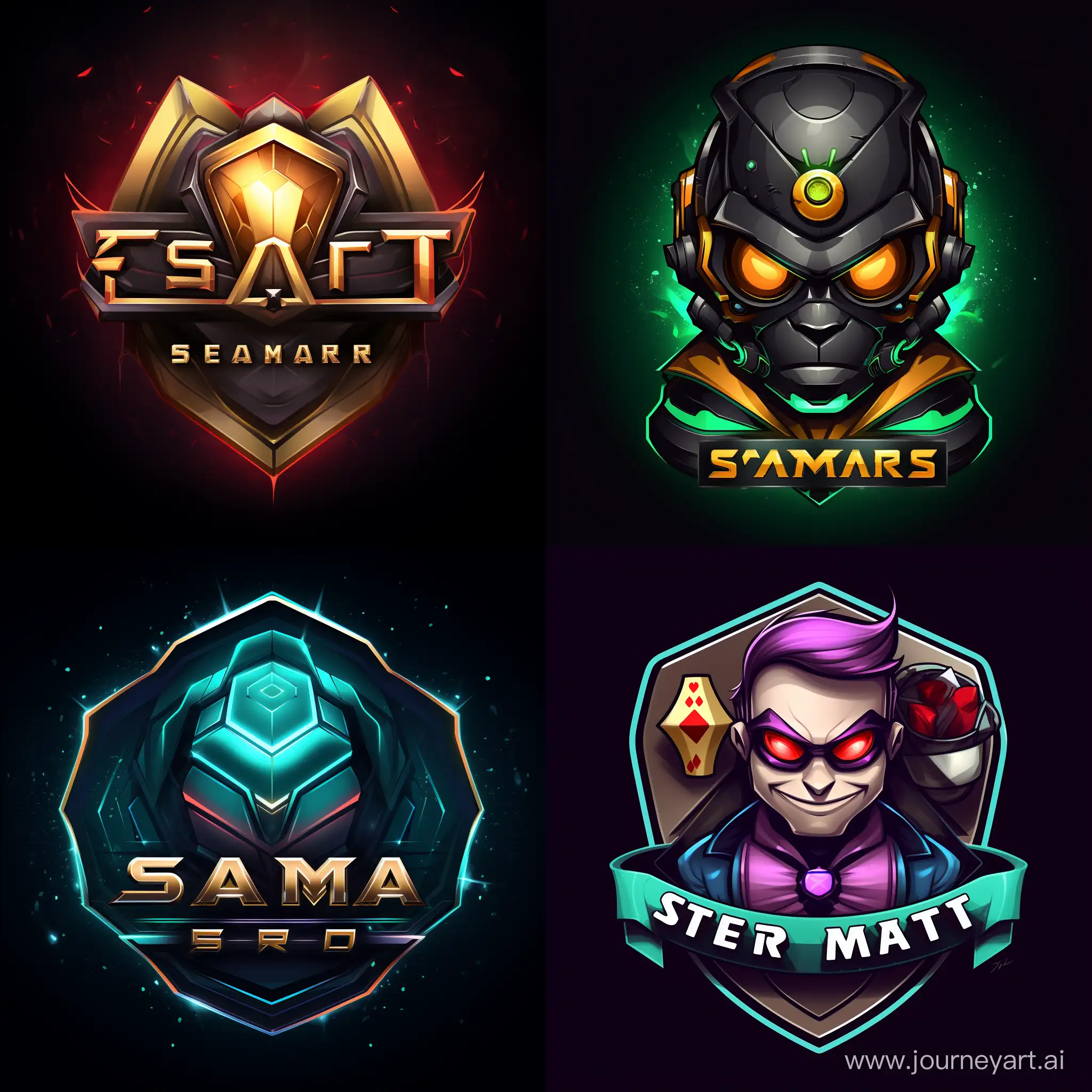 Esports-Team-Smart-New-Year-Logo-Design-Celebratory-Gaming-Emblem
