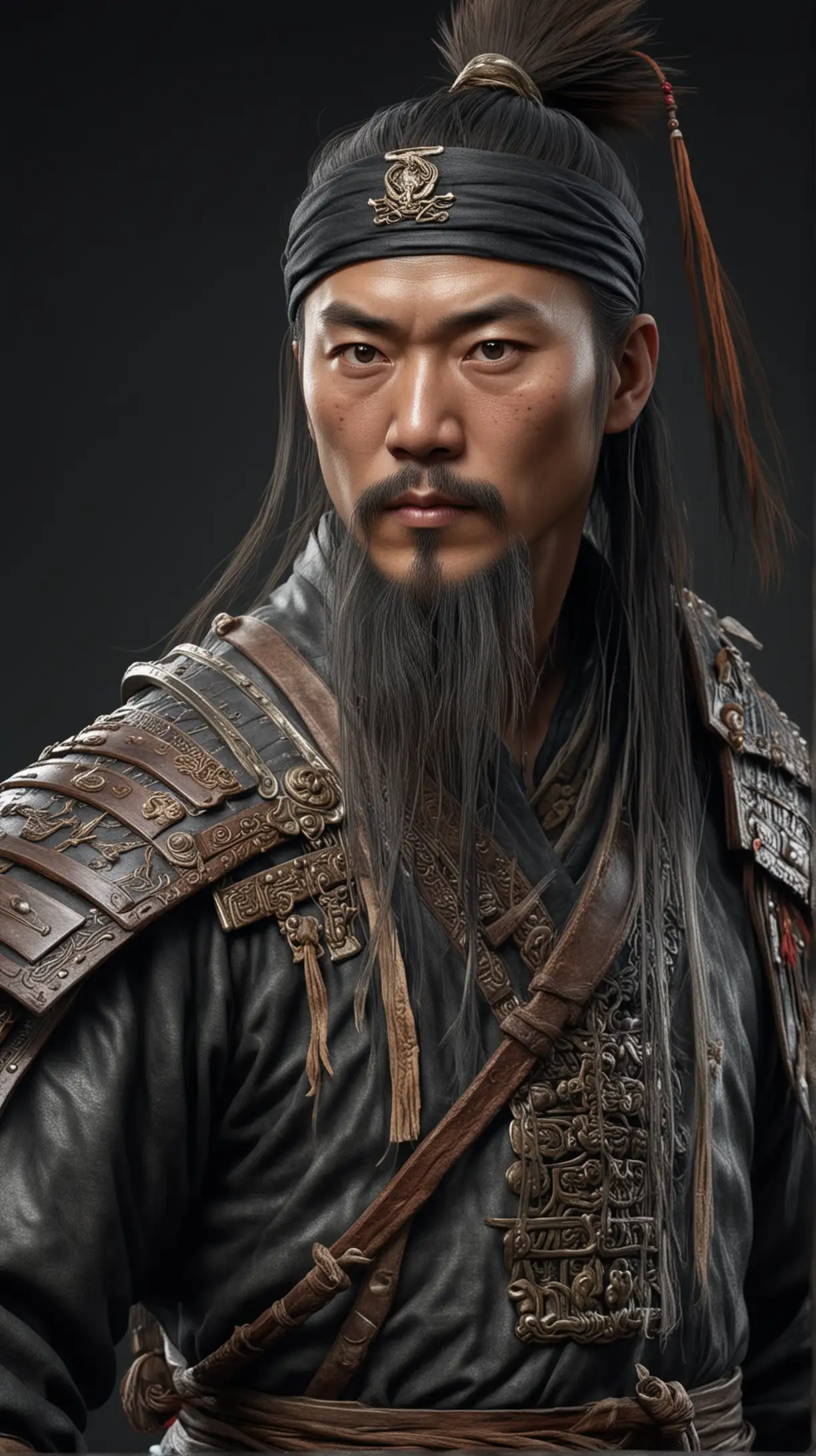 Chinese  warrior. hyper realistic