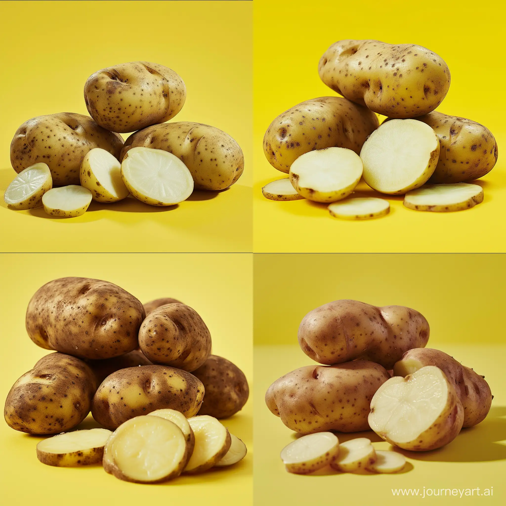 Fresh-and-Vibrant-Potato-Slices-StudioStyle-Photography-with-Canon-DSLR