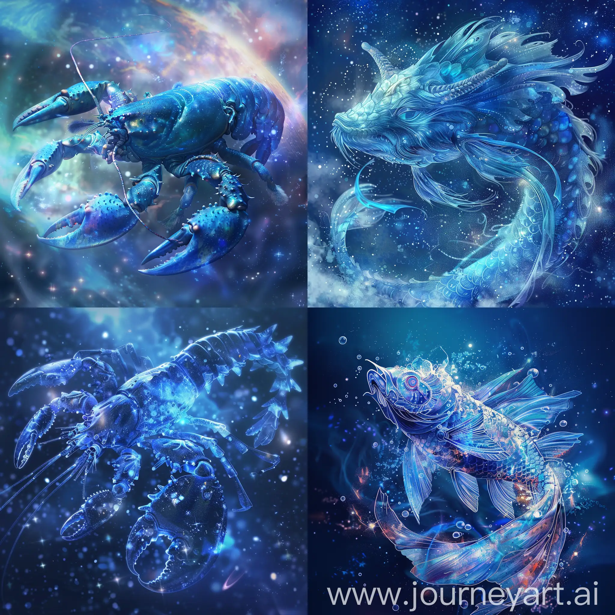 Aquarius as an epic space creature