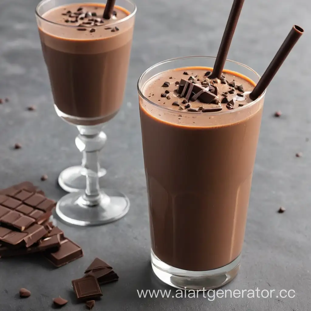 Refreshing-Choco-Mix-Juice-Drink-with-Fruits-and-Garnish