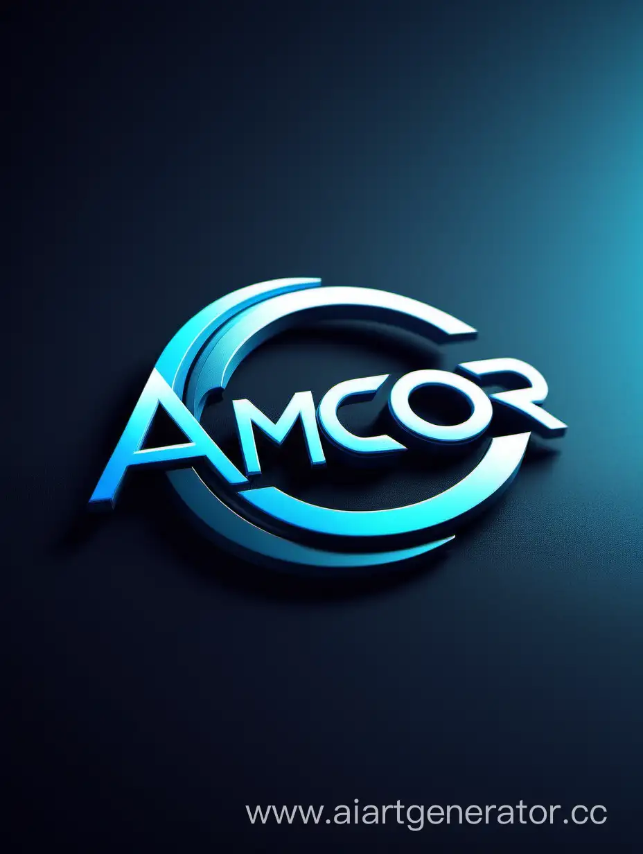Futuristic-3D-SciFi-Logo-Design-for-Amcor