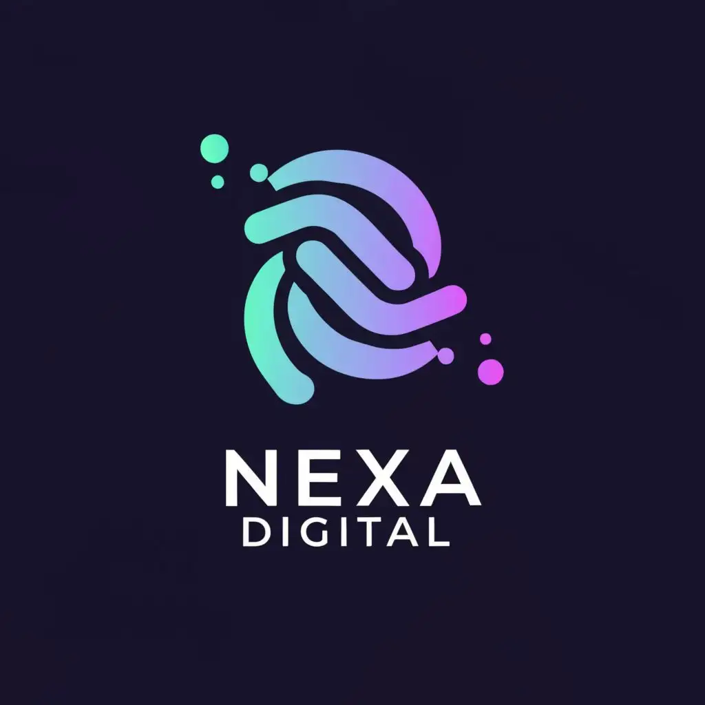 a logo design,with the text "nexa digital", main symbol:logo for our software company.,Moderate,clear background