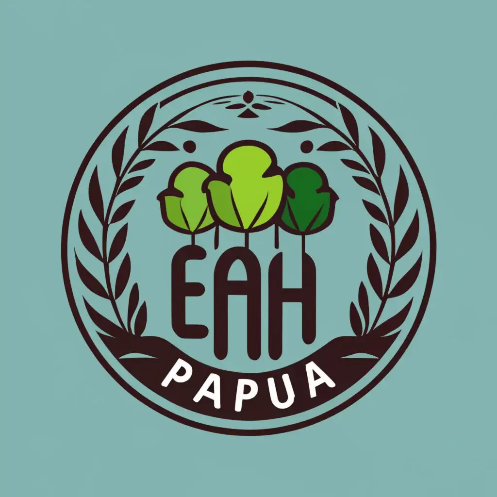 LOGO-Design-For-EAH-Papua-Simple-Agroforestry-Typography-for-Nonprofit-in-Papua-Indonesia