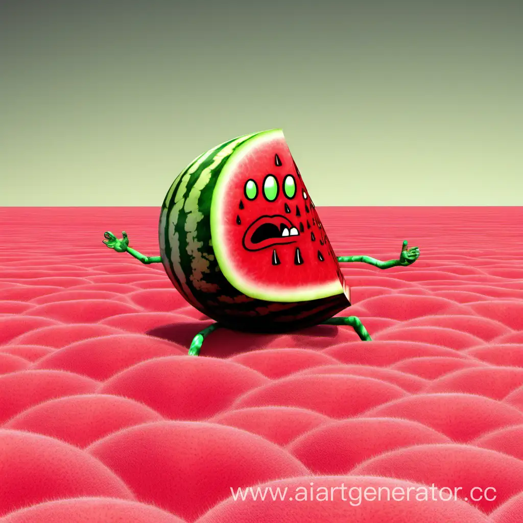 Colorful-Watermelon-Humanoid-in-a-Playful-Pose
