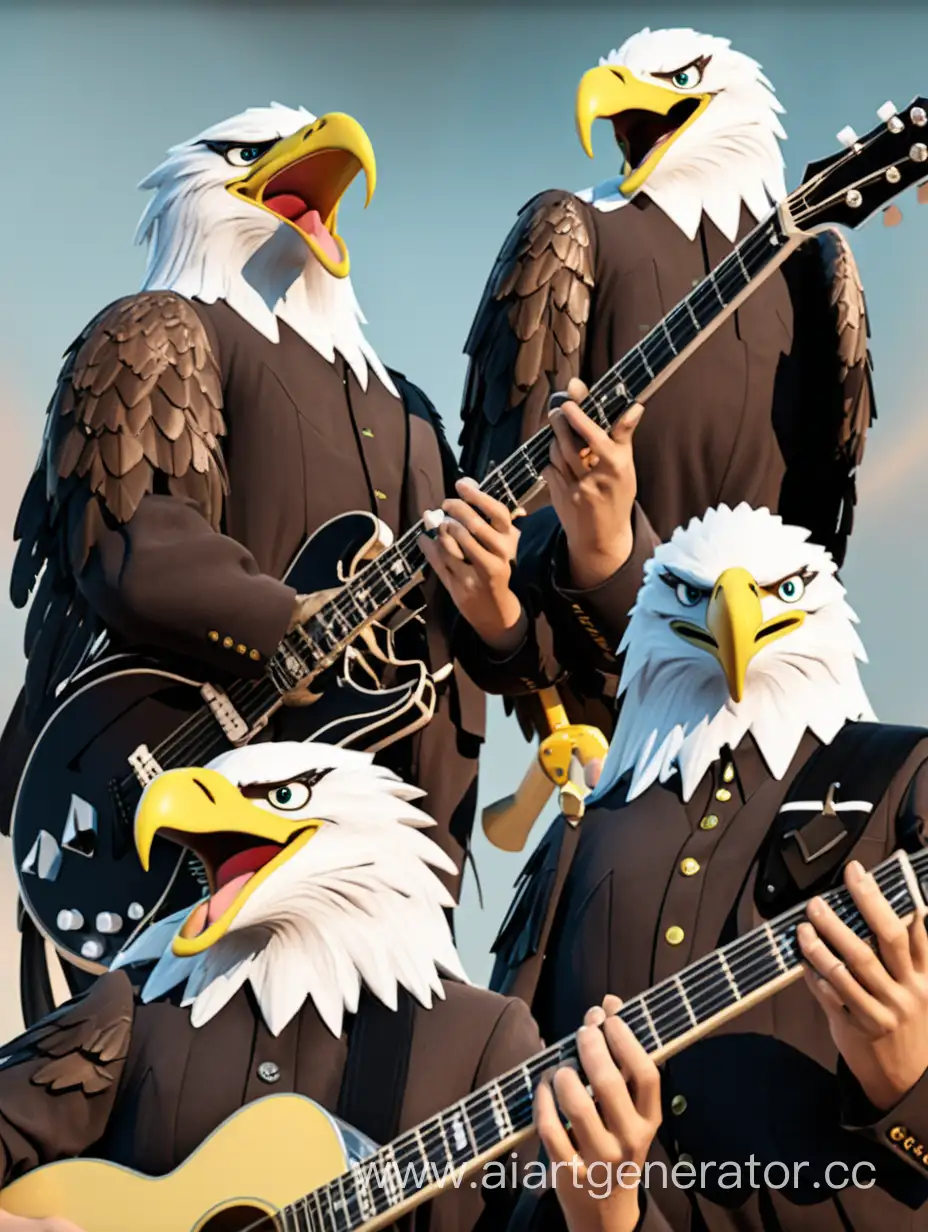 Harmonious-Eagles-Musical-Performance-in-Flight