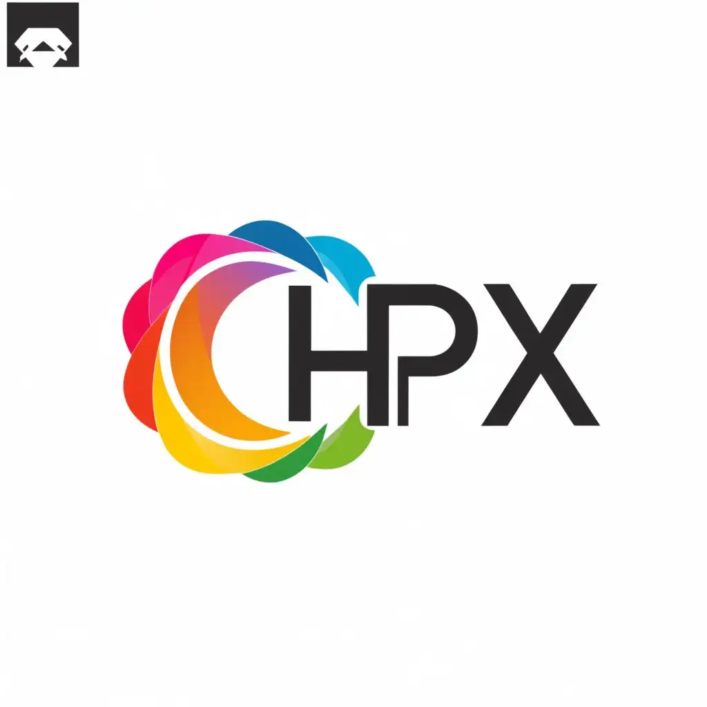 logo, HPX, with the text "HOPE X", typography, be used in Finance industry