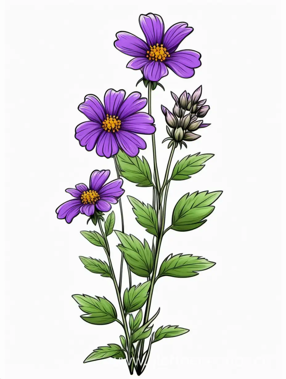 Elegant-Purple-Wildflower-Trio-Minimalistic-4K-Botanical-Line-Art