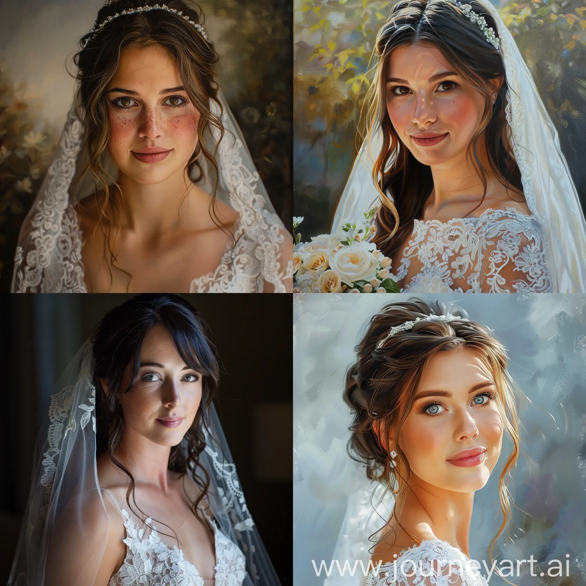 Elegant-Bride-in-Classic-White-Dress-with-Soft-Blush-Makeup