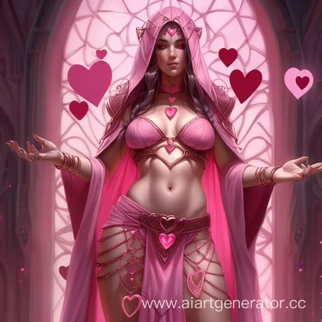 Fantasy-Priestess-in-Revealing-Pink-Attire-with-Heart-Embellishments