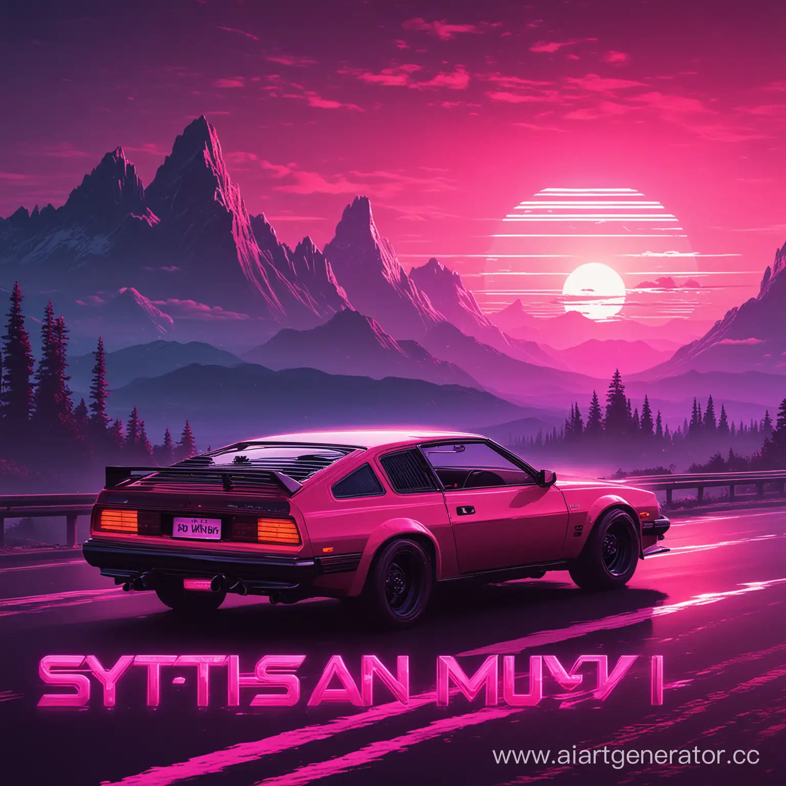 synthwave music russian drive
