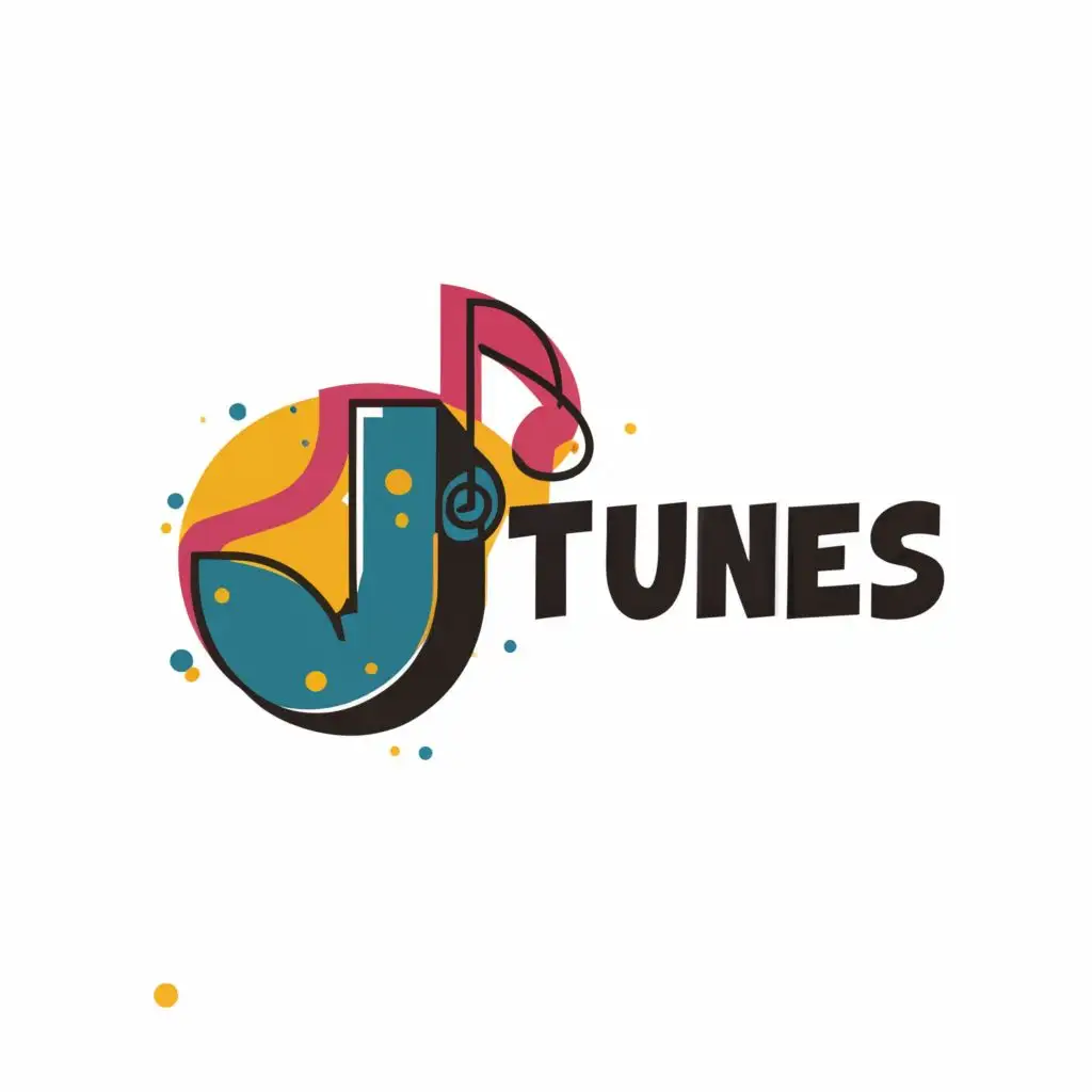 logo, music, with the text "JTunes_K03", typography