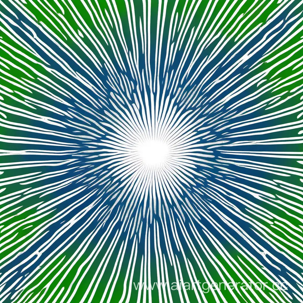 Vibrant-Blue-and-Green-Patterns-on-a-Solid-White-Background