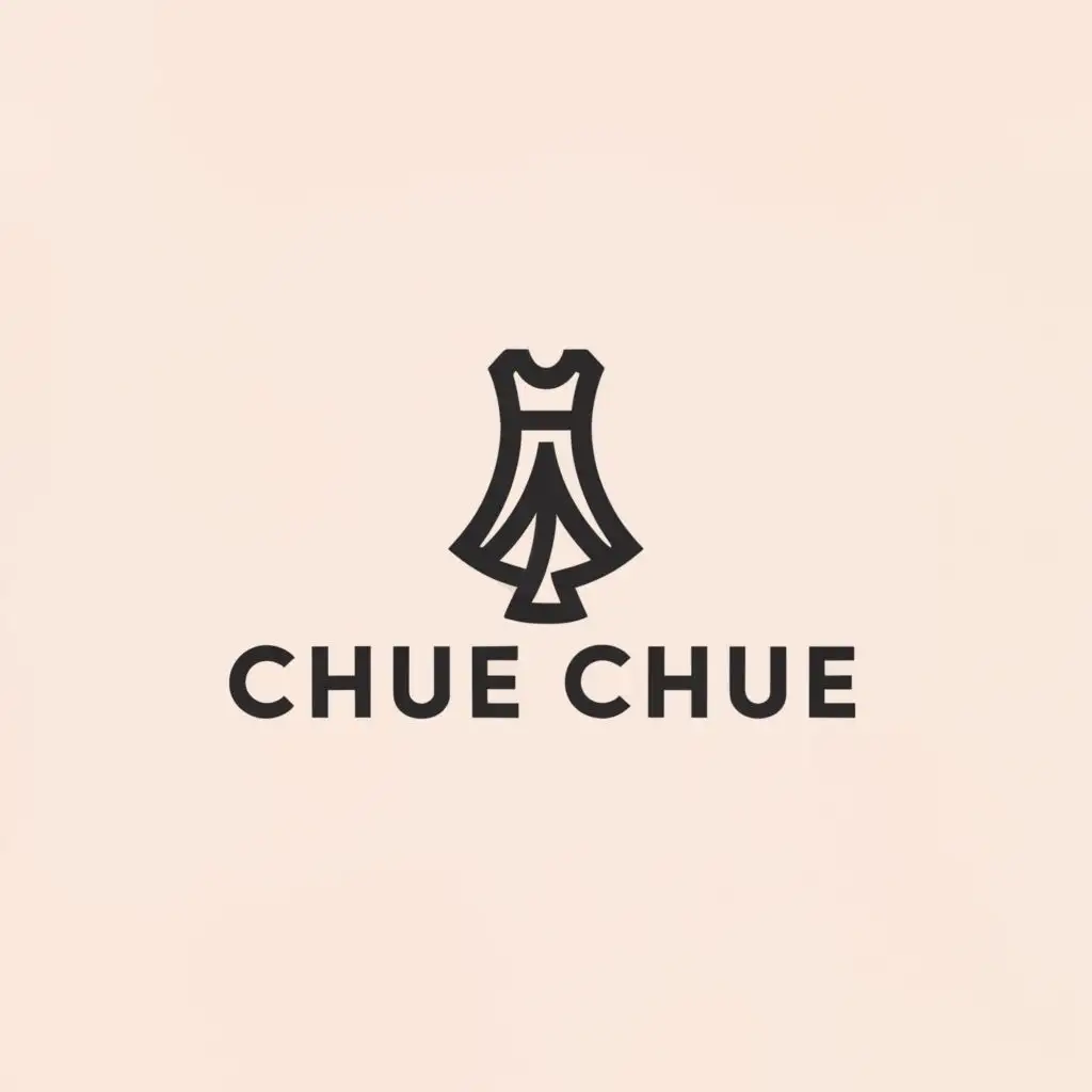 a logo design,with the text "Chue Chue", main symbol:Dressing,Moderate,clear background