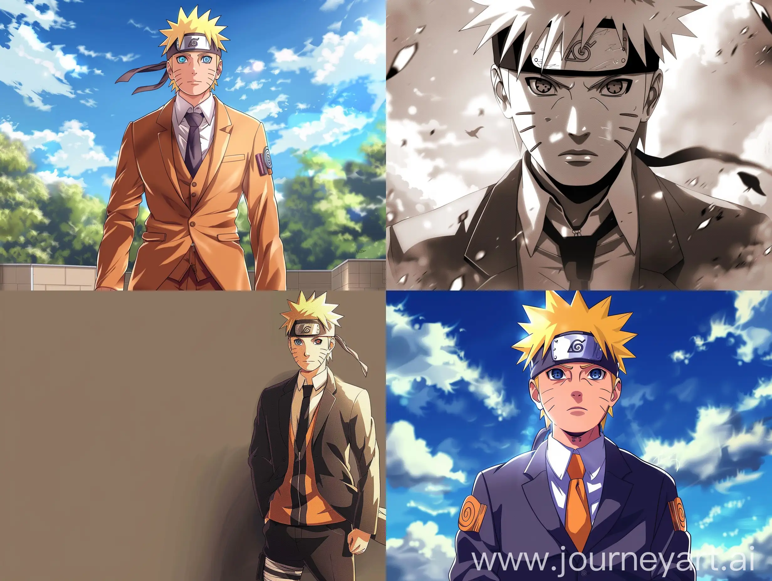 Naruto in a suit
