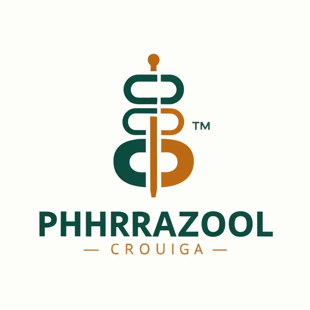 a logo design,with the text "Pharmazool", main symbol:Health,complex,clear background