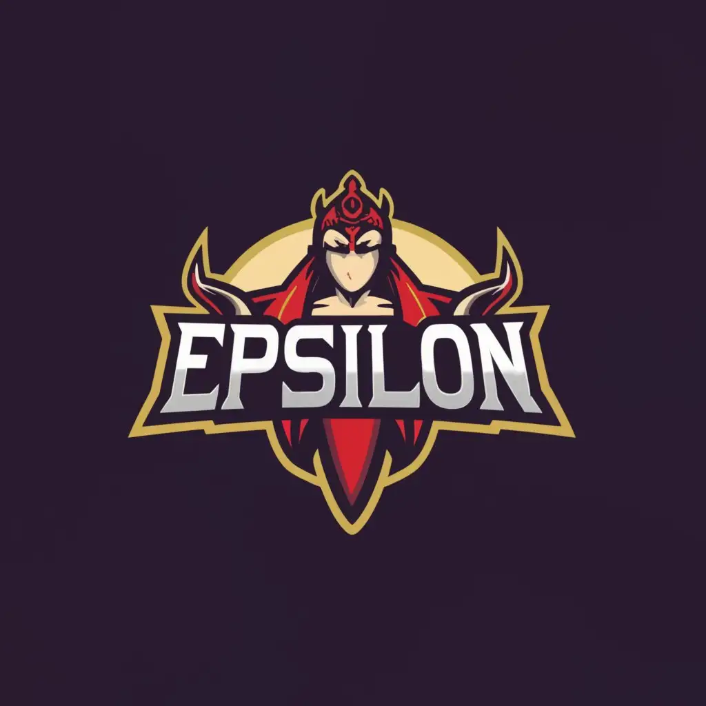 a logo design,with the text "epsilon", main symbol:anime,Moderate,clear background