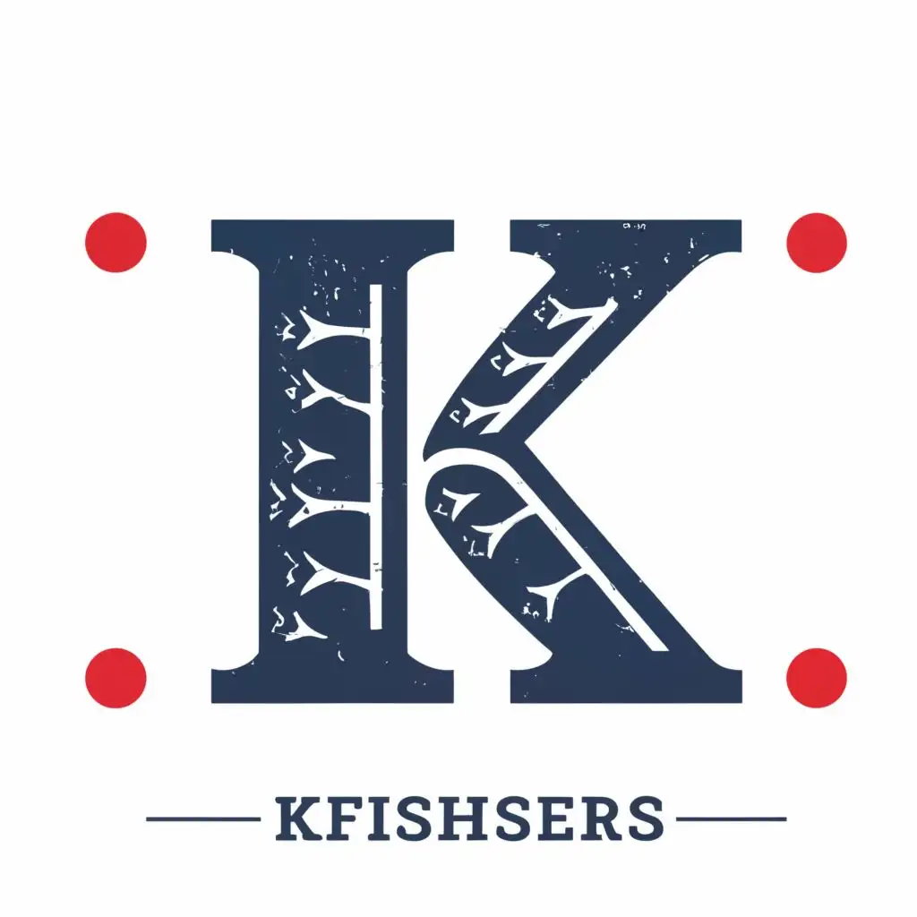 logo, K, with the text "KFISHERS", typography