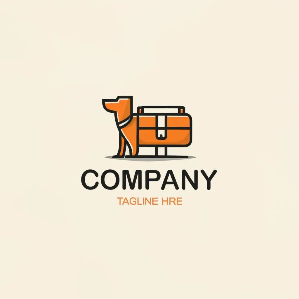 a logo design,with the text "company", main symbol:travel dog,Moderate,be used in Travel industry,clear background