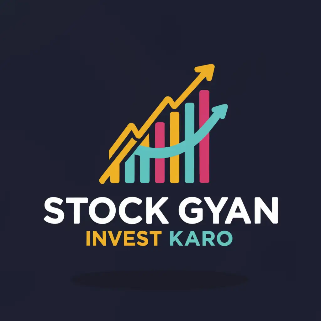 a logo design,with the text "stock ka gyaan", main symbol:invest karo ,Moderate,be used in Finance industry,clear background