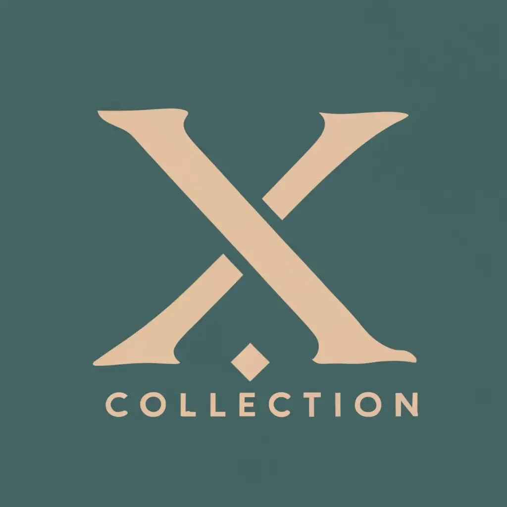 logo, X Collection, with the text "X Collection", typography