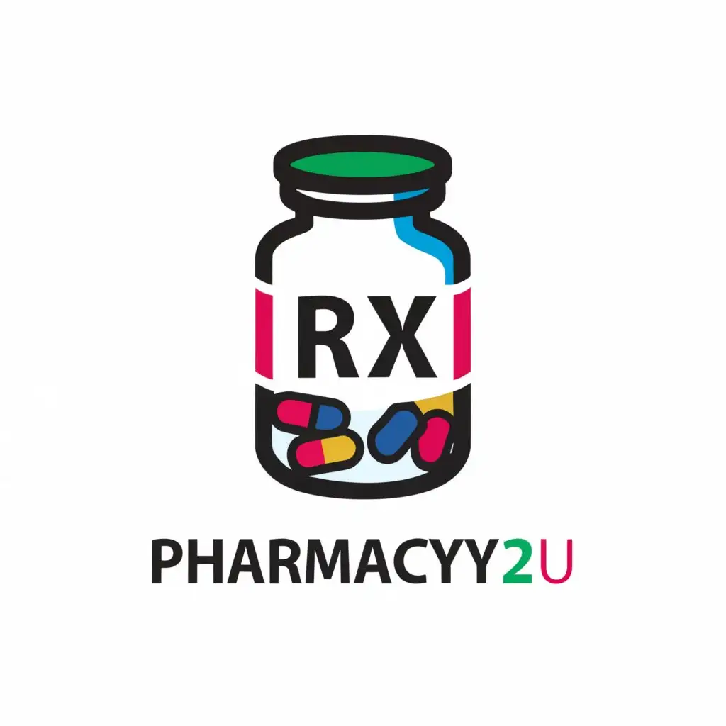 LOGO-Design-For-Pharmacy2u-Trusted-Prescription-Medications-in-Blue-Pink-and-Purple