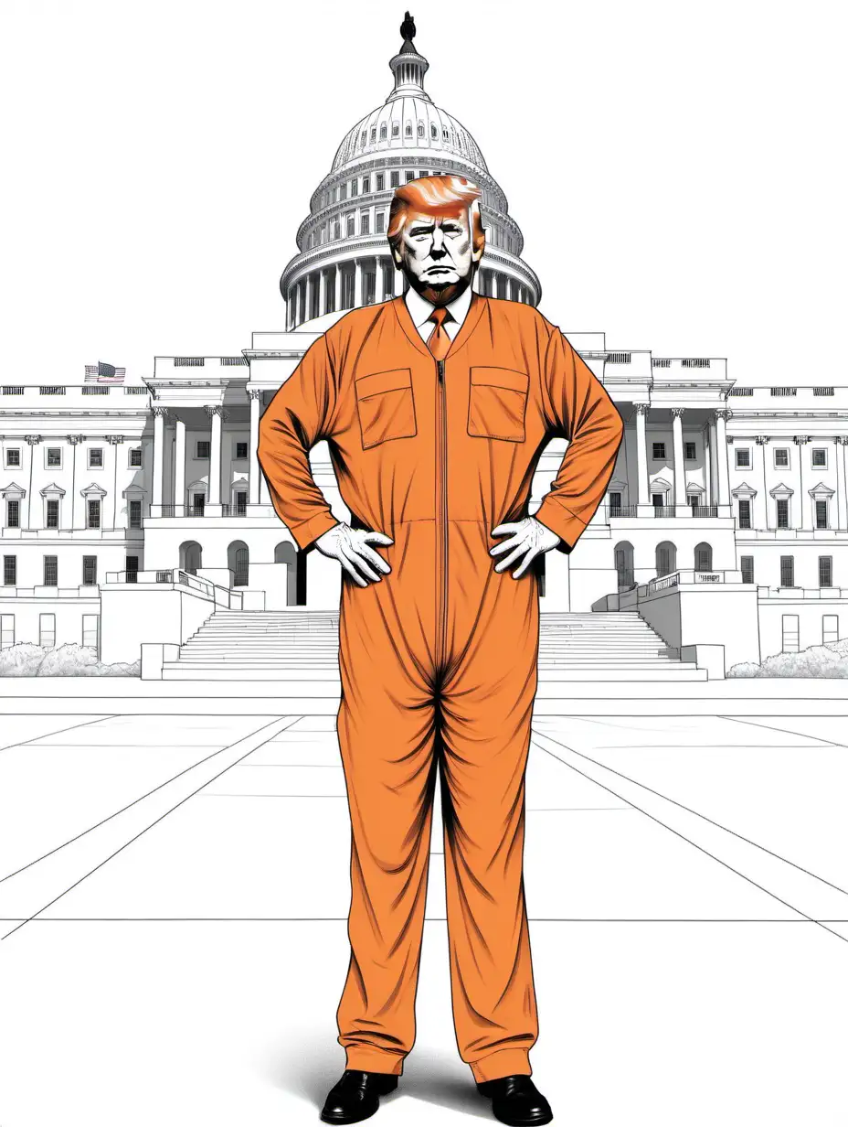 Trump in best sale orange prison suit