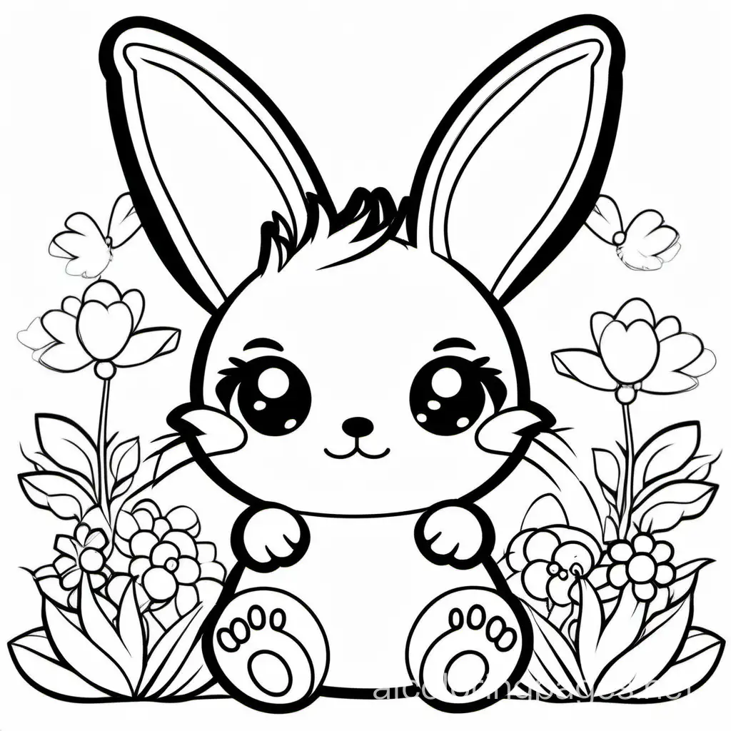 Adorable-Kawaii-Bunny-Coloring-Page-Simple-Black-and-White-Line-Art-for-Kids