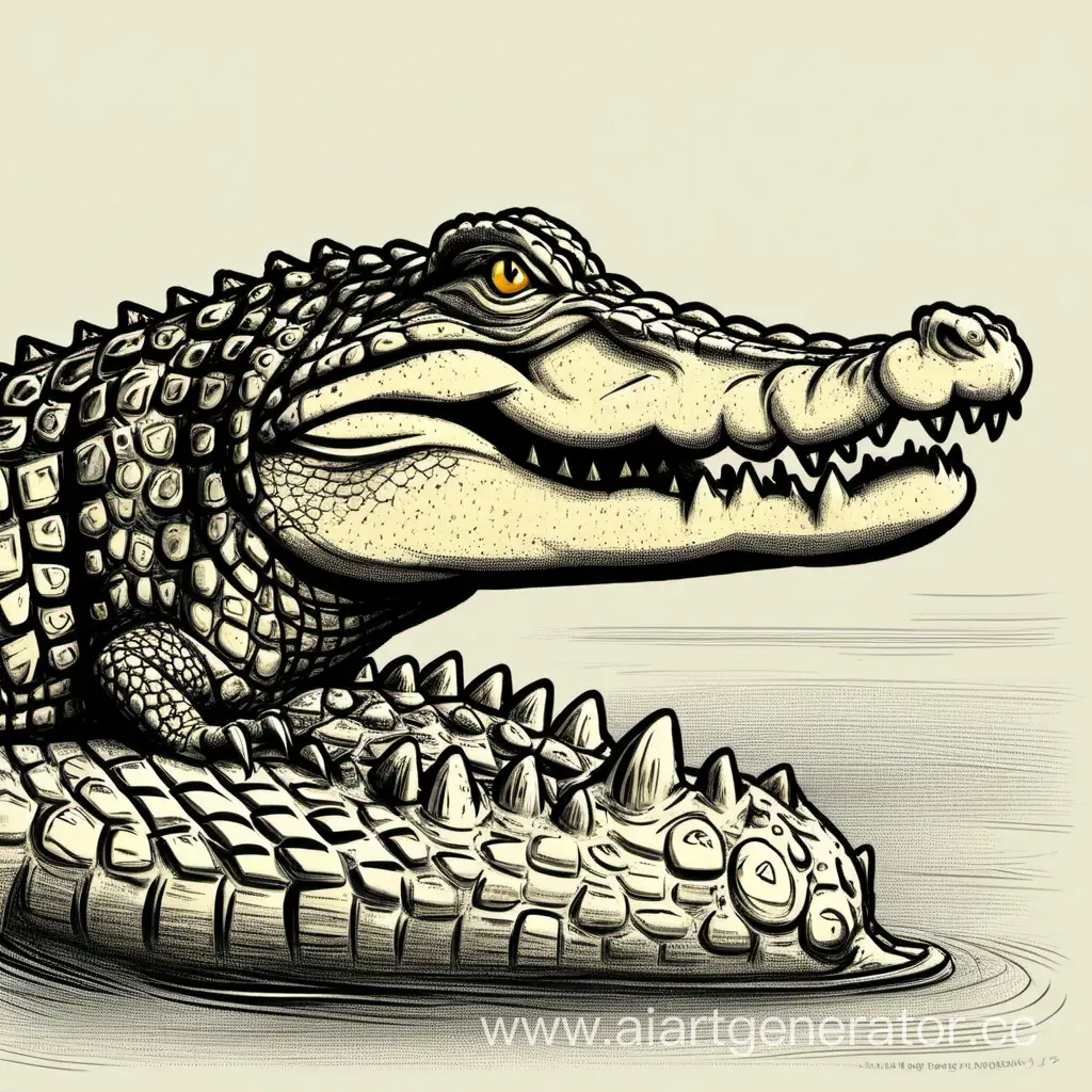 Majestic-Crocodile-in-Its-Natural-Habitat