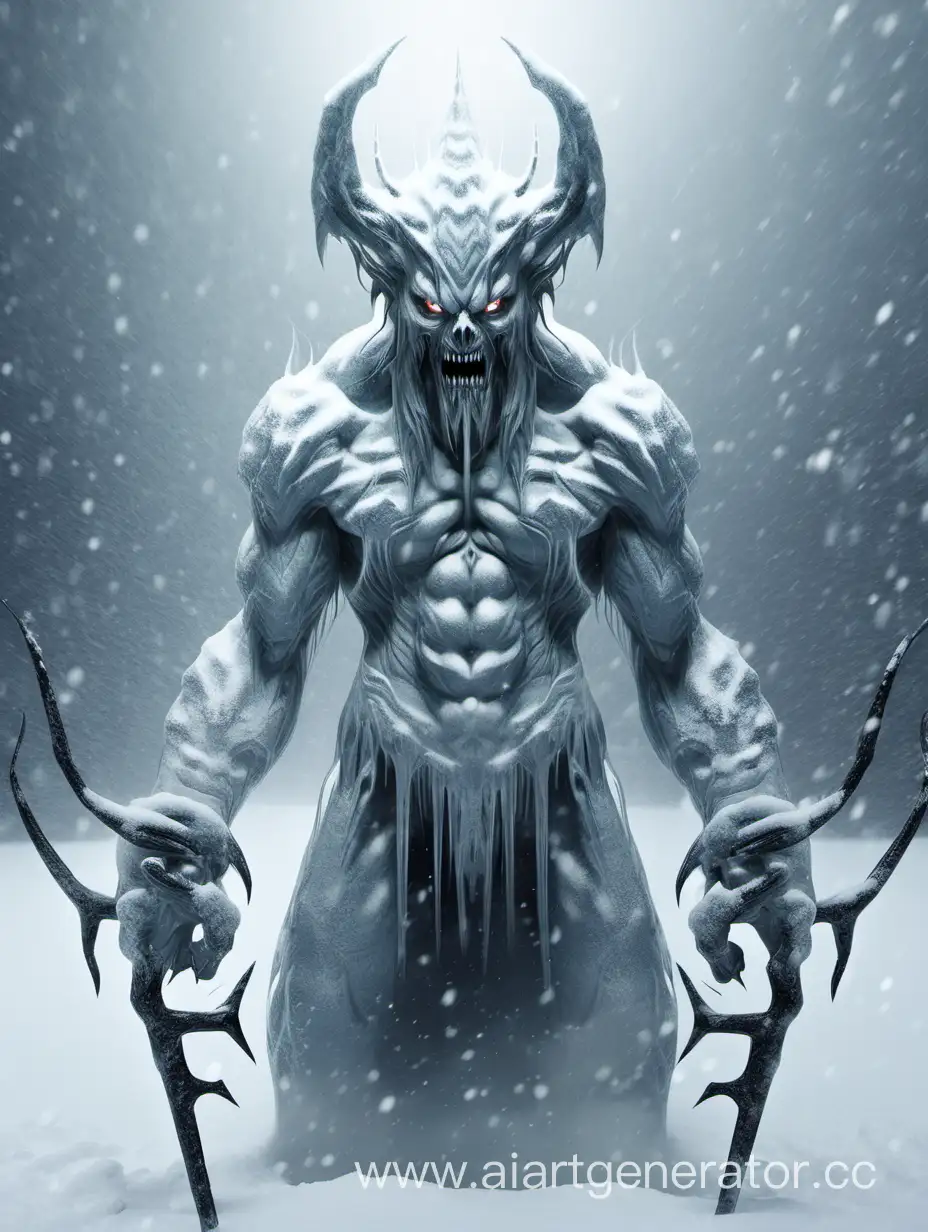 Mystical-Snow-Demon-Emerging-from-Arctic-Blizzard