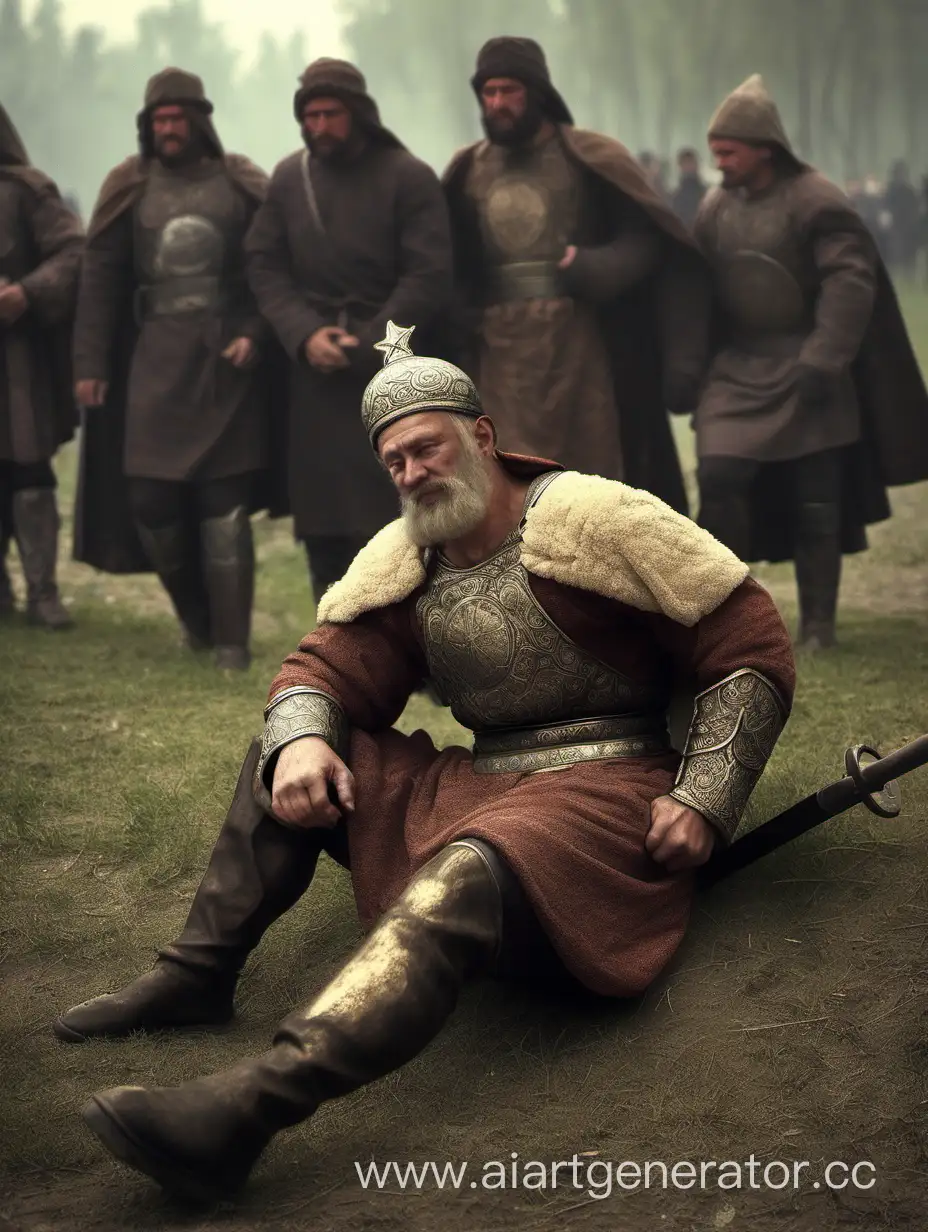 Resting-Hero-Amidst-Intense-Training-in-Ancient-Russia