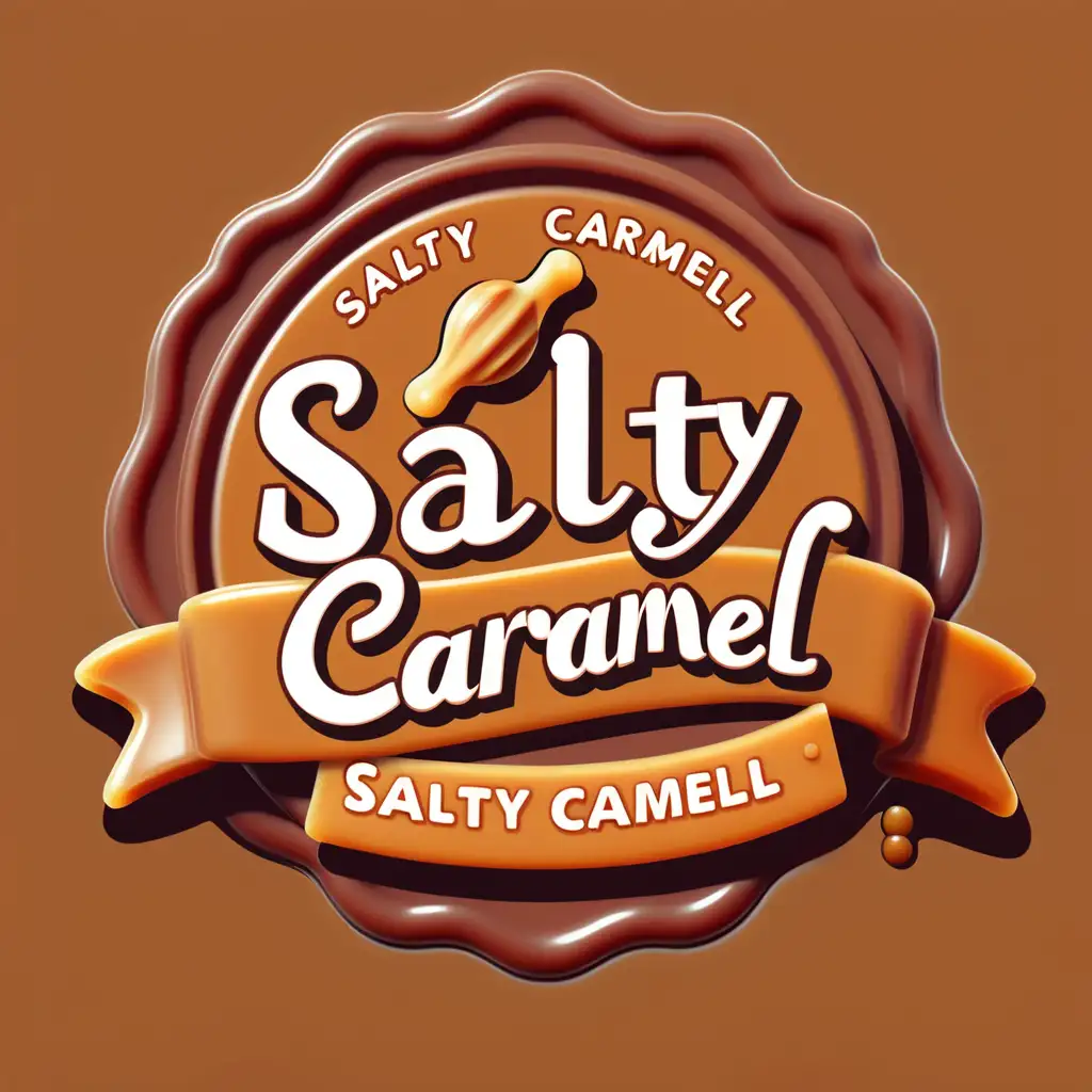 Delicious Salty Caramel Logo Design
