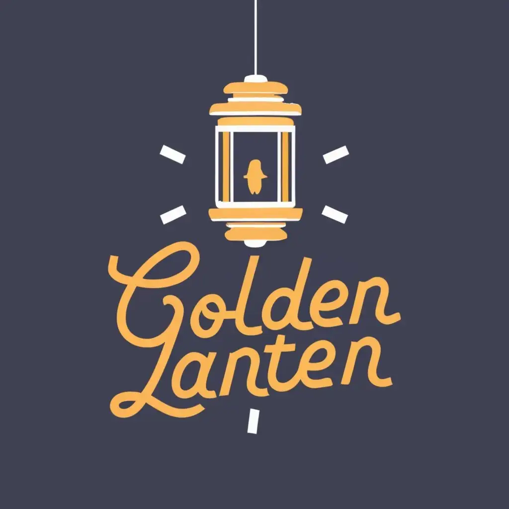 logo, golden lantern, with the text "Golden Lantern", typography, be used in Restaurant industry