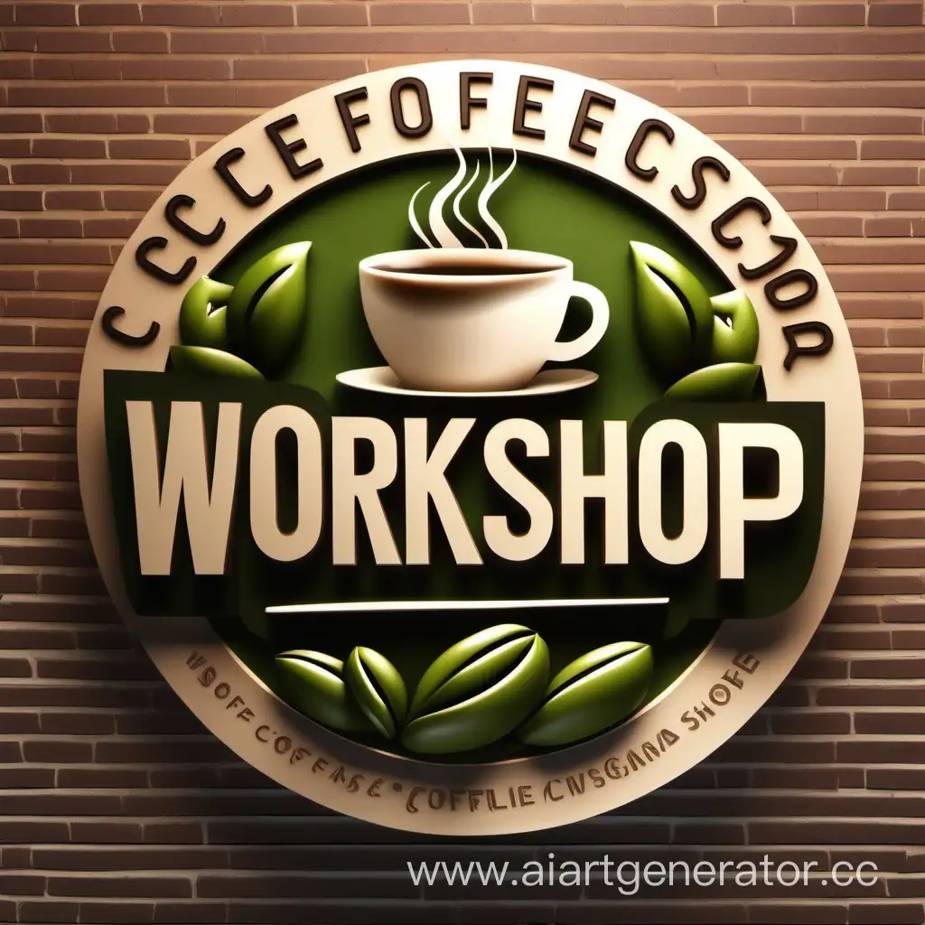 Urban-Coffee-Workshop-Logo-with-Photorealistic-Salad-Background-in-4K