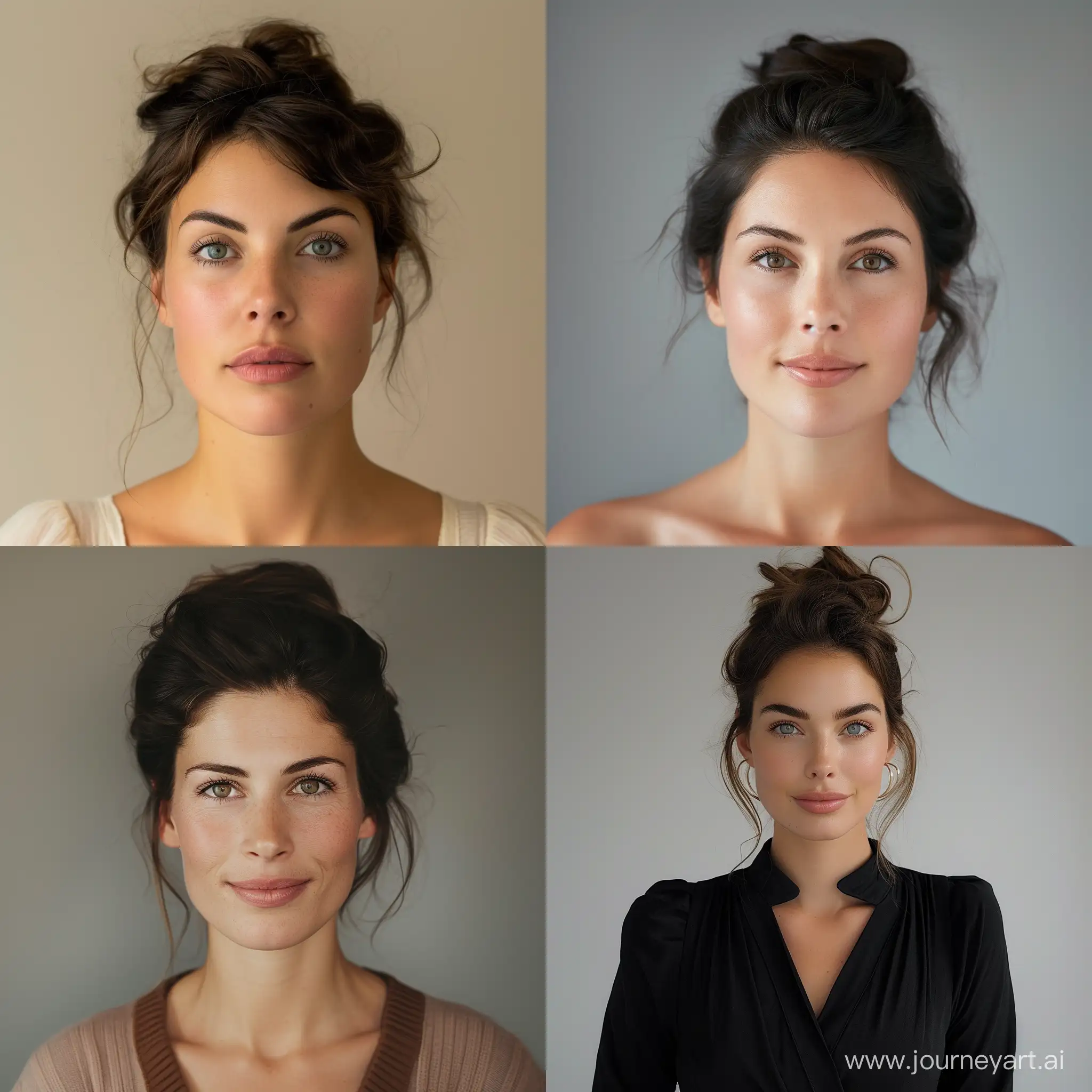 Confident-Woman-with-Updo-Hairstyle-and-Warm-Undertones