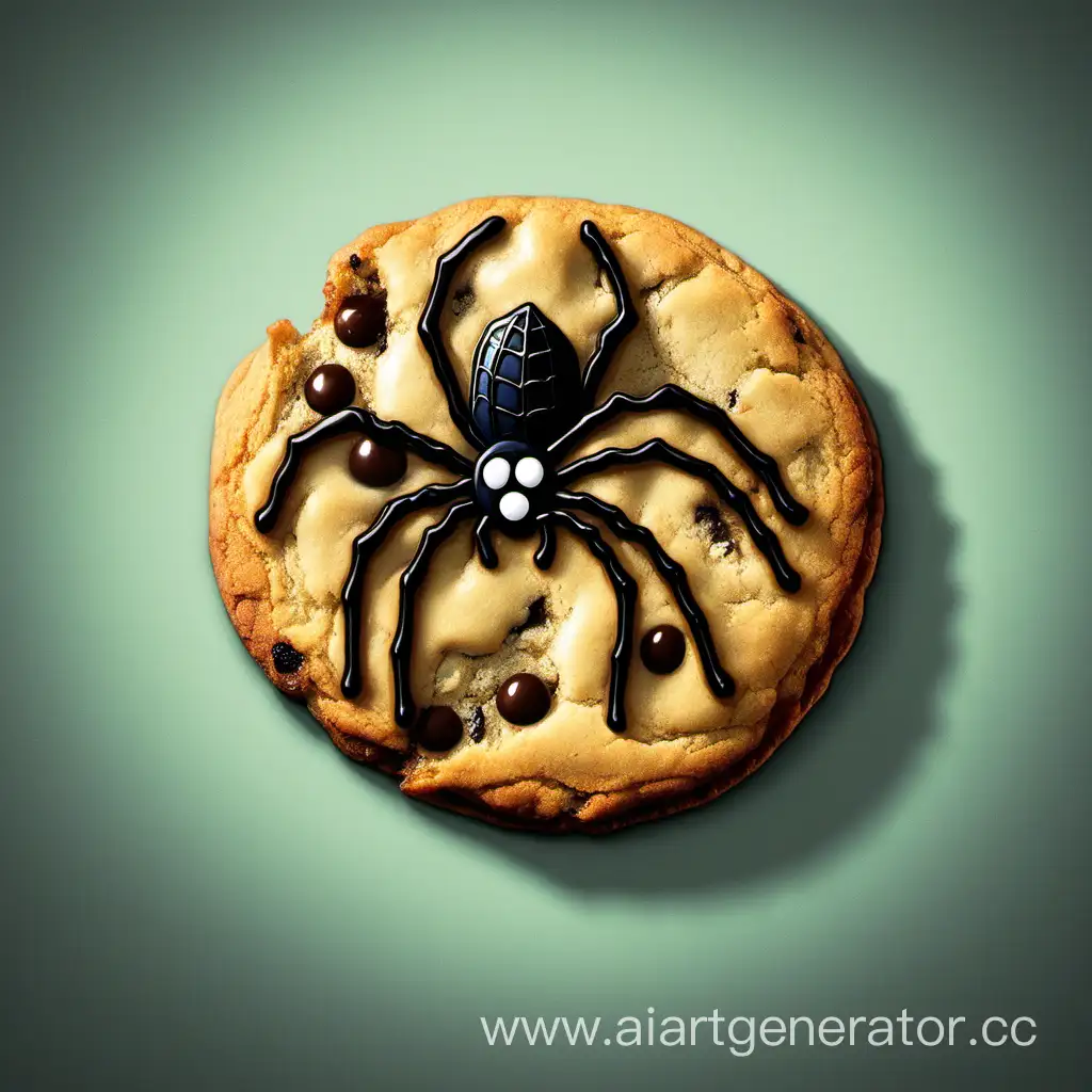 Delicious-Spidershaped-Cookies-Halloween-Baking-Fun