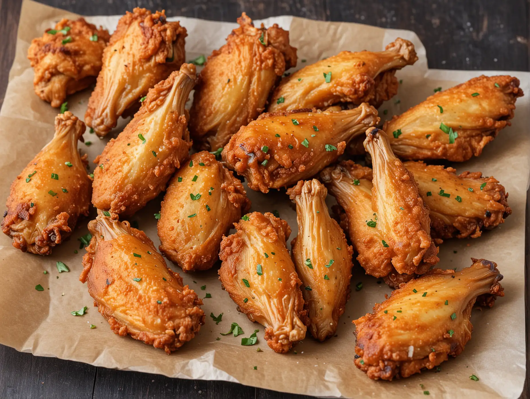 Low Carb Oven Fried Wings