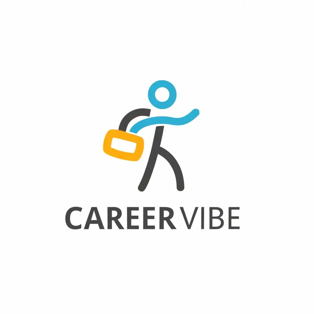 a logo design,with the text "CareerVibe", main symbol:CareerVibe,Moderate,clear background