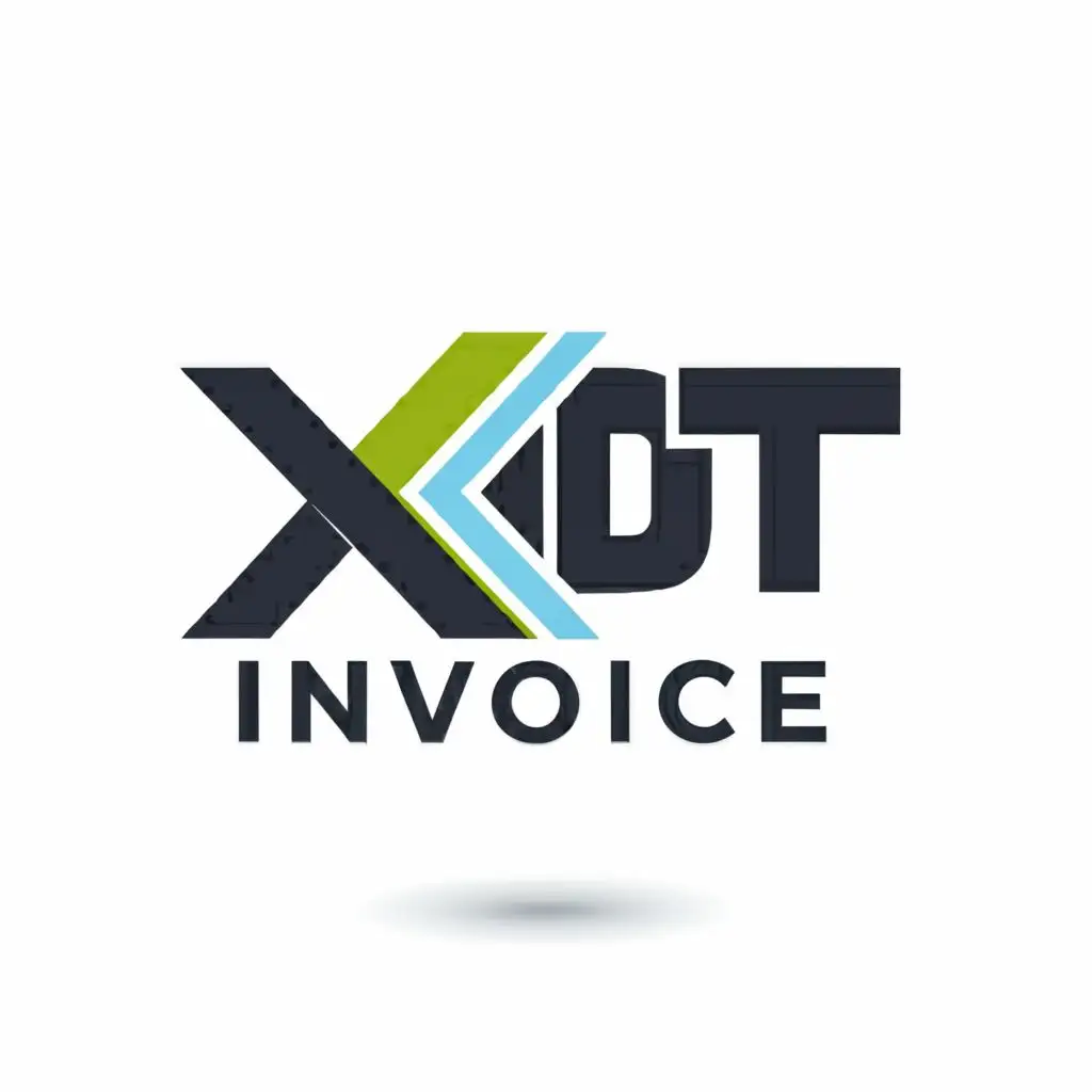 logo, Billing, with the text "XDT Invoice", typography, be used in Finance industry