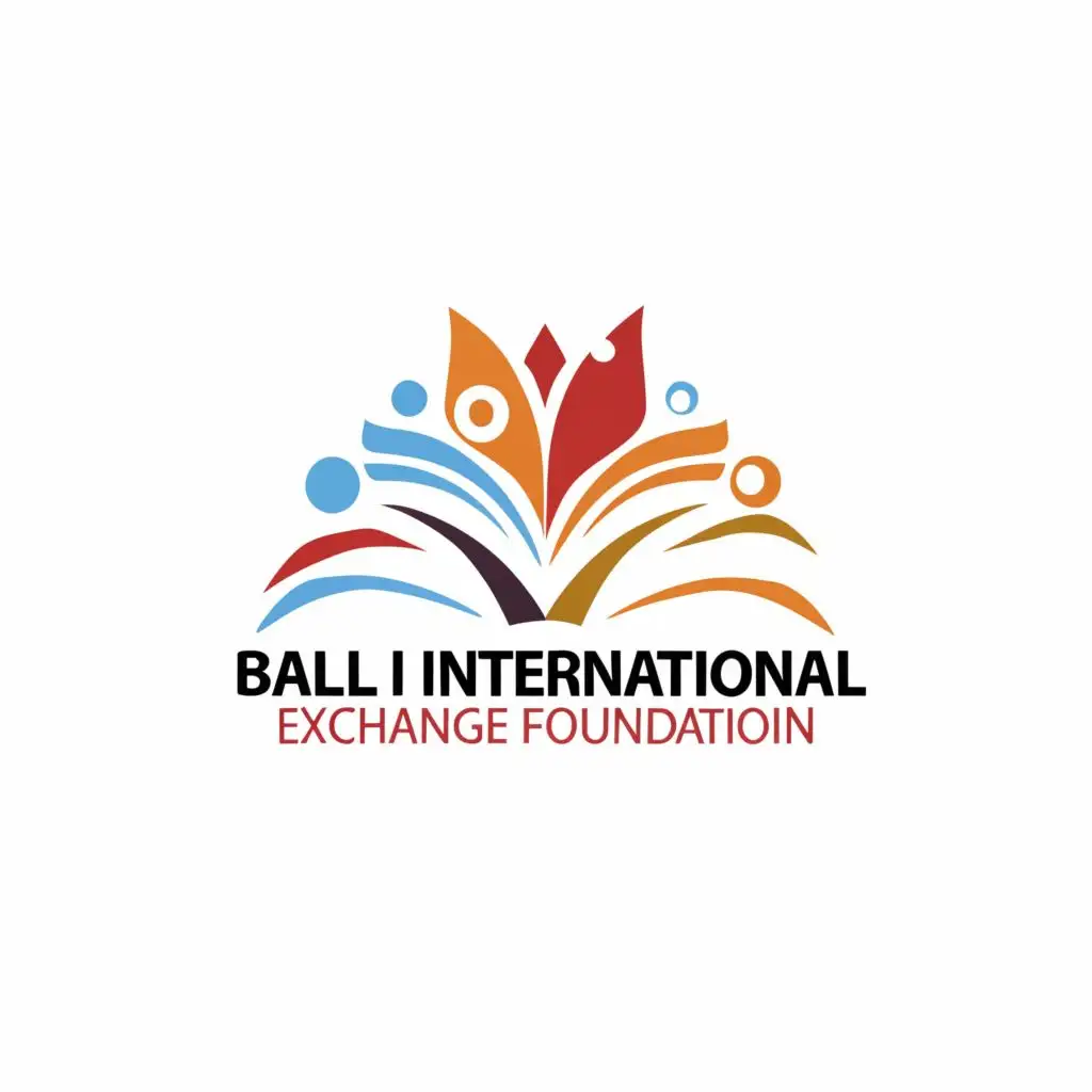 logo, education and culture, with the text "bali international exchange foundation", typography, be used in Education industry