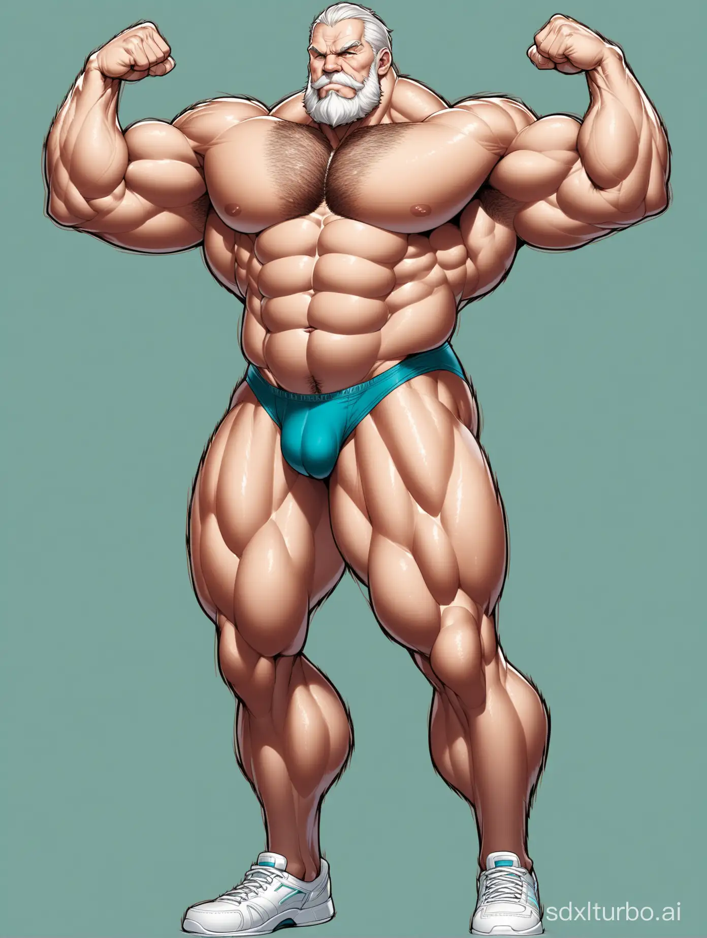 Massive-Muscle-Stud-Showing-Giant-Biceps-in-Underwear