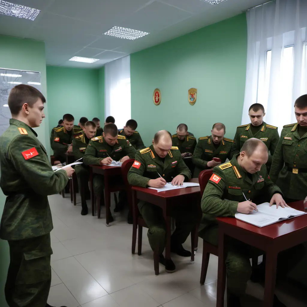 Russian Military Enlistment Office in Action Recruitment and Procedures