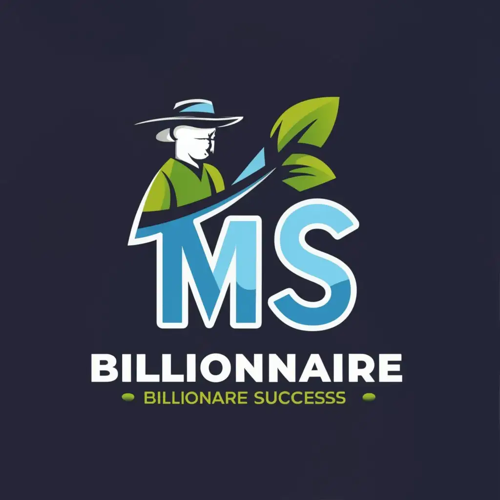 a logo design,with the text "MS (BILLIONAIRE SUCCESS)", main symbol:Agriculture of medicines,Moderate,clear background