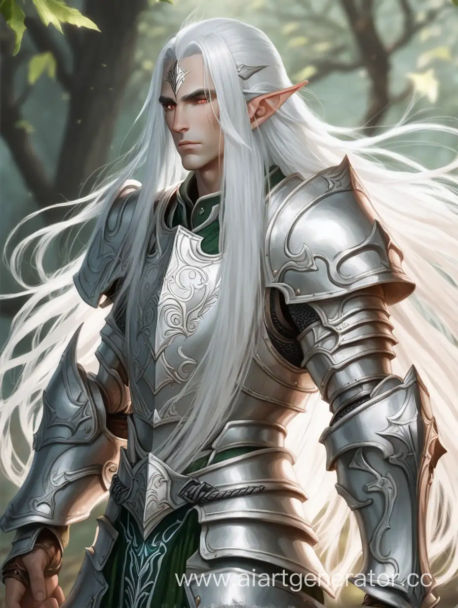 Majestic-Male-Battle-Elf-in-White-Hair-Armor