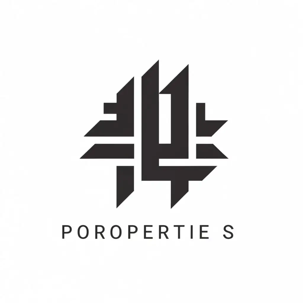 a logo design,with the text "JH Properties", main symbol:jh,Moderate,clear background
