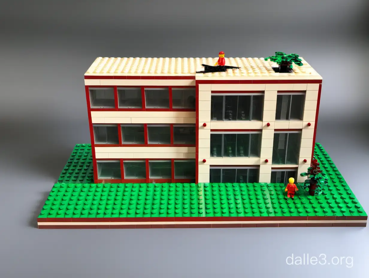 Lego box panel house of the USSR