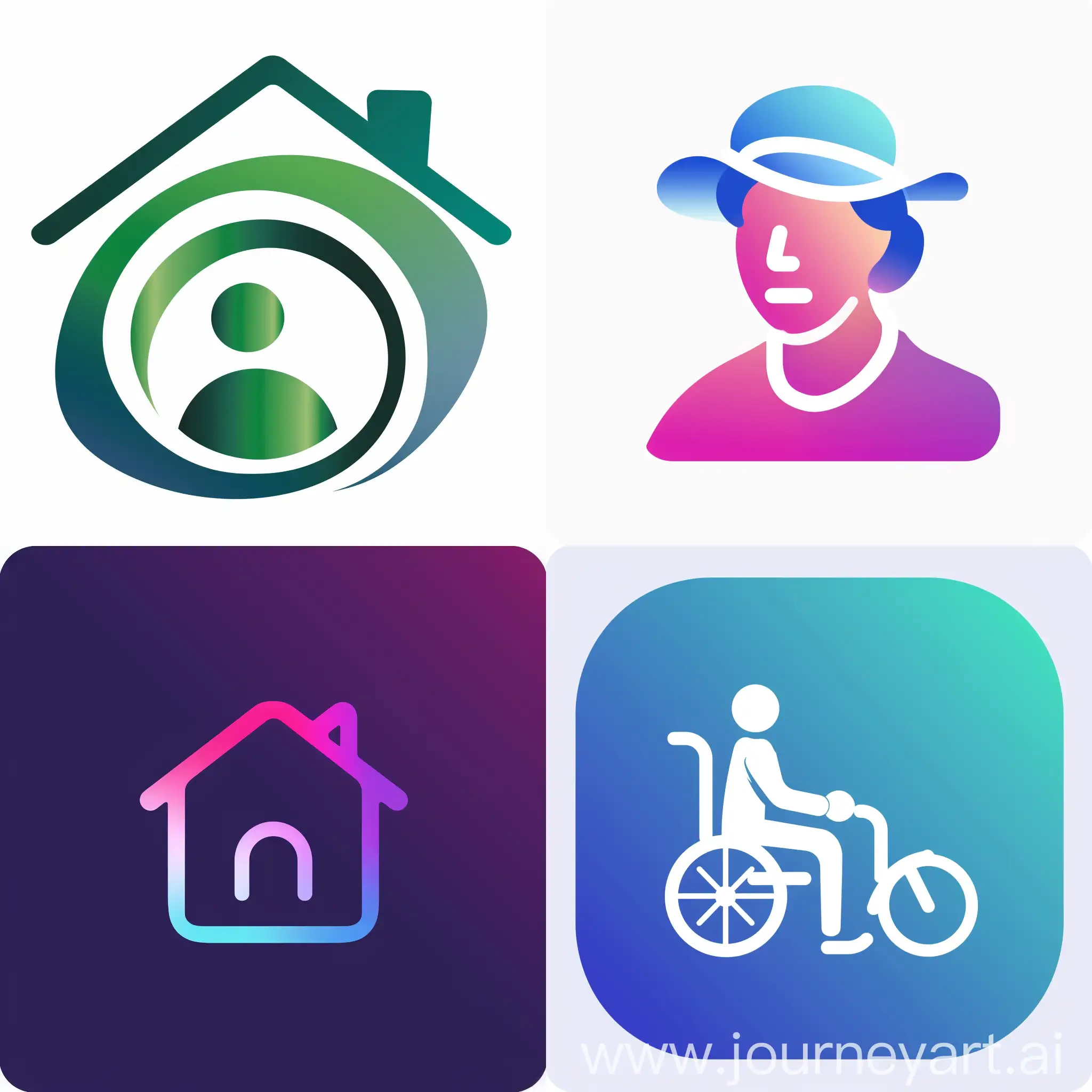 logo for an homecare app